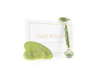 Jade Face Massage Roller Facial Massager Beauty Tool Body Eye Neck Gua Sha Board