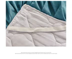 Waterproof Non-Slip Bedspread Ruffle Skirt Elastic Fitted Bedspread Elastic Non-Slip Deep Pocket Bed Sheet-Pink and purple