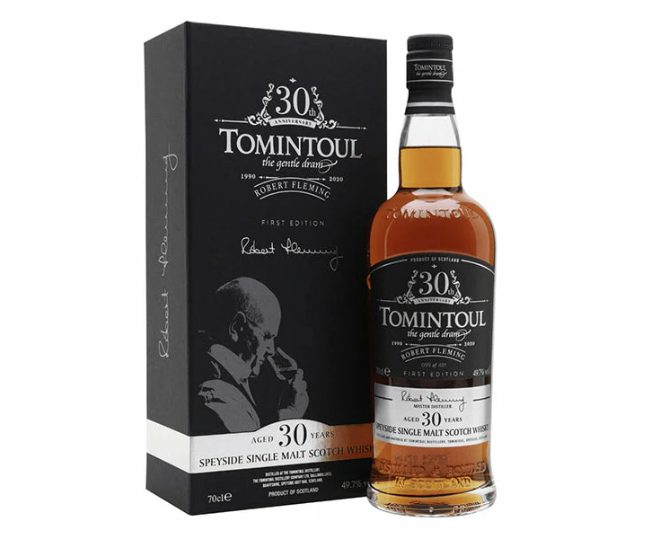 Tomintoul 30 Years Old Robert Fleming  Limited Edition Single Malt Scotch Whisky 700mL