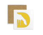 donkeys meals outlines grasslands coaster cup mat mug subplate holder insulation st