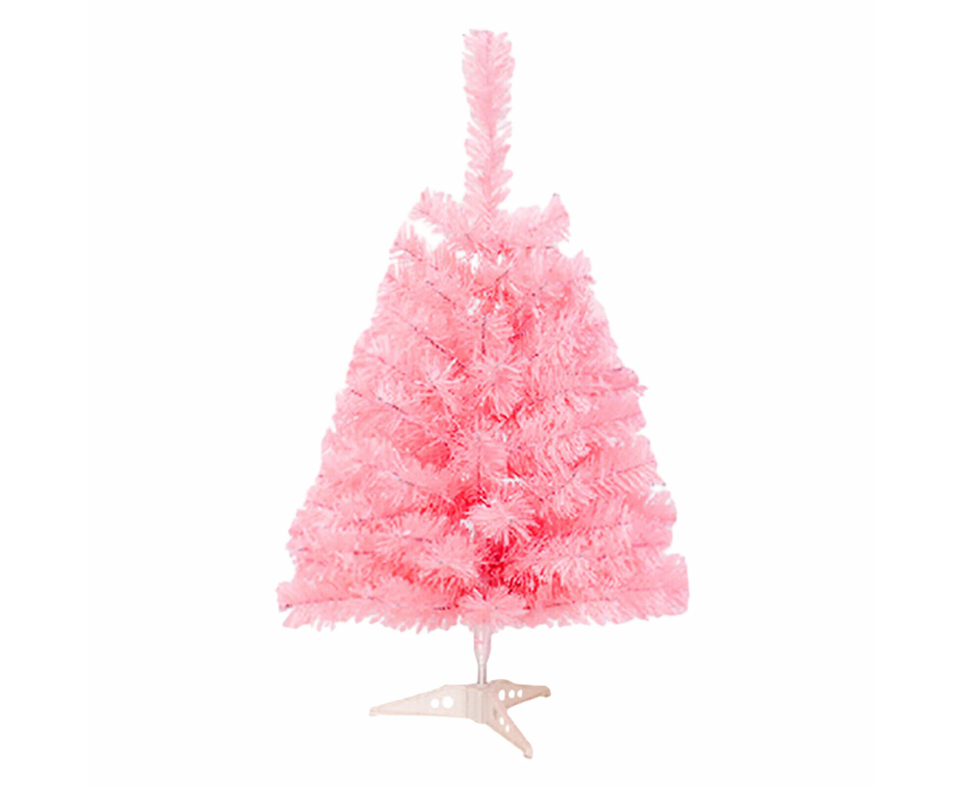 4FT Artificial Christmas Tree Metal Stand Bushy Xmas Party Holiday Home Decor Pink