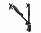 Monitor Arm Mount Dual Gas Black