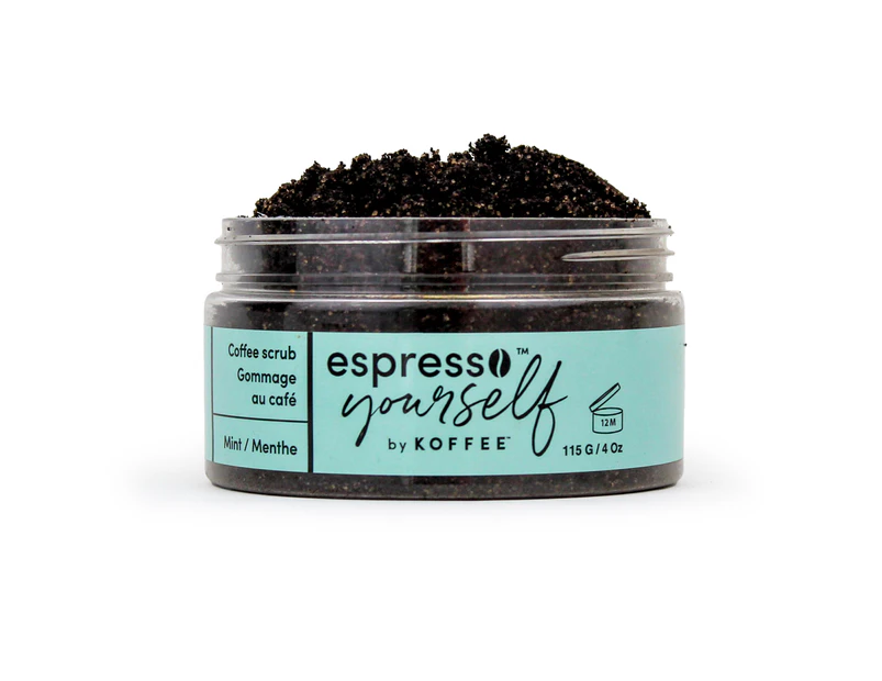 Coffee Scrub - Mint by Koffee Beauty for Unisex - 4 oz Scrub