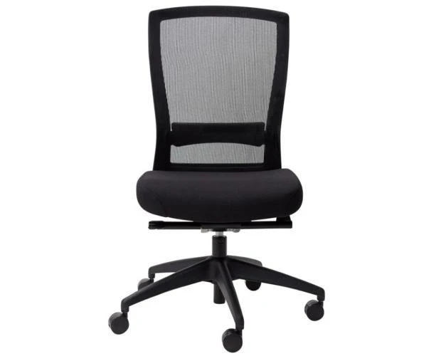 BURO Seating MENTOR MESH CHAIR NO ARMS BLACK [132-M3]