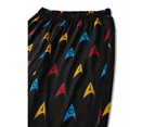Star Trek Mens Short Sleeve Long Leg Pyjama Set (Black)