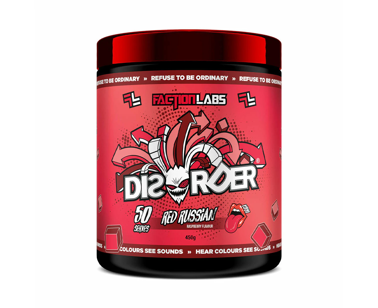 Disorder Pre Workout By Faction Labs Purple Reign (Watermelon)