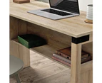 Sauder Bridge Acre L-Shaped Corner Desk Orchard Oak