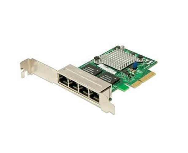 Supermicro AOC-SGP-I4 Server NIC, 4x RJ-45 GbE, Low-Profile PCI-e, Intel i350 Controller Includes Low-Profile and Full-Height Brackets [AOC-SGP-I4]