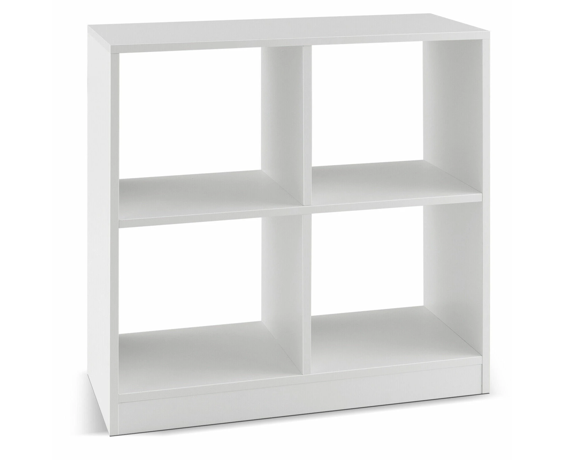 4-Cube Bookcase Bookshelf Storage Unit Display Rack Toy Book White