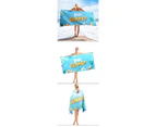 1 Pack Double Sided Velvet BathTowel Quick Dry Lightweight Swimming Travel Bath Towel-STJ02-10