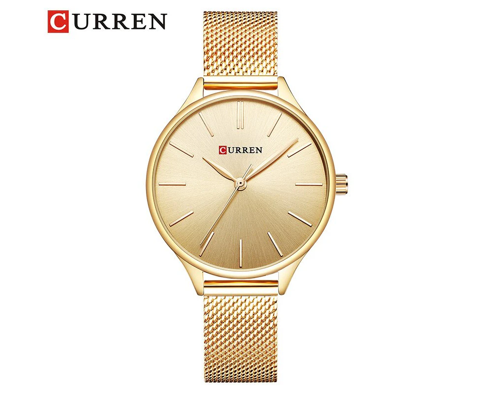 CURREN Women Watches Luxury Wrist watch relogio feminino Clock for Women Milanese Steel Lady Rose Gold Quartz Ladies Watch New