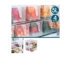 Refrigerator Storage Box Food Container Kitchen Fridge Organiser Freezer