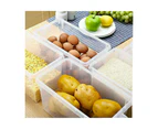 Refrigerator Storage Box Food Container Kitchen Fridge Organiser Freezer