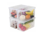 Refrigerator Storage Box Food Container Kitchen Fridge Organiser Freezer