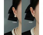 High-Grade Pearl Earrings for Women Stylish Jewelry Gift Classy Accessories