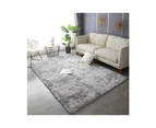 Soft Fluffy Rugs Living Room Rugs for Bedroom,Non-Slip  Shaggy Tie-dye Rugs for Living Room Modern Indoor Home Floor Carpets-Tie -dye light gray