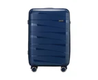Mazam 28" Luggage Suitcase Trolley Set Travel TSA Lock Storage PP Case Navy