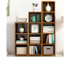 Solid Bamboo Corner Storage Organizer Plan Stand Book Shelf 5/6/7 Tier