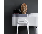 Wall-Mounted Hair Dryer Holder Bathroom Shelves Storage Rack Organizer Wall Shelf For Bathroom Accessories