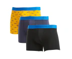 3 x Adidas Mens Multi Coloured Trunks Cotton Comfort Flex Everyday Underwear Cotton