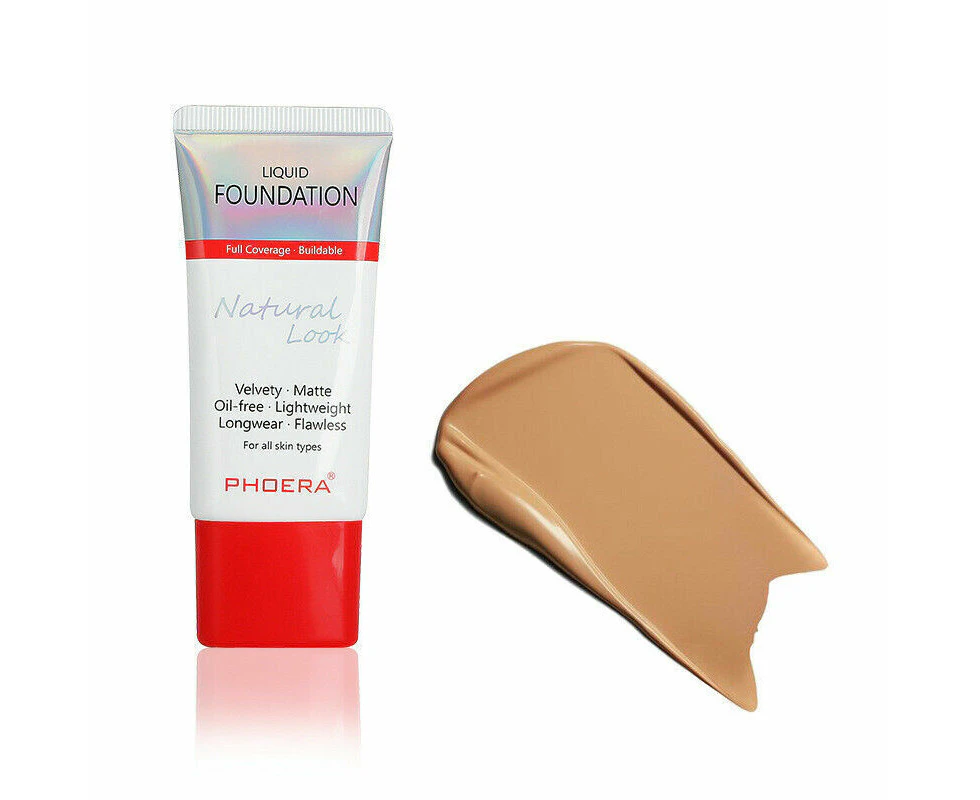 Liquid Foundation Full Coverage Velvety Matte Flawless Lasting Makeup Sand