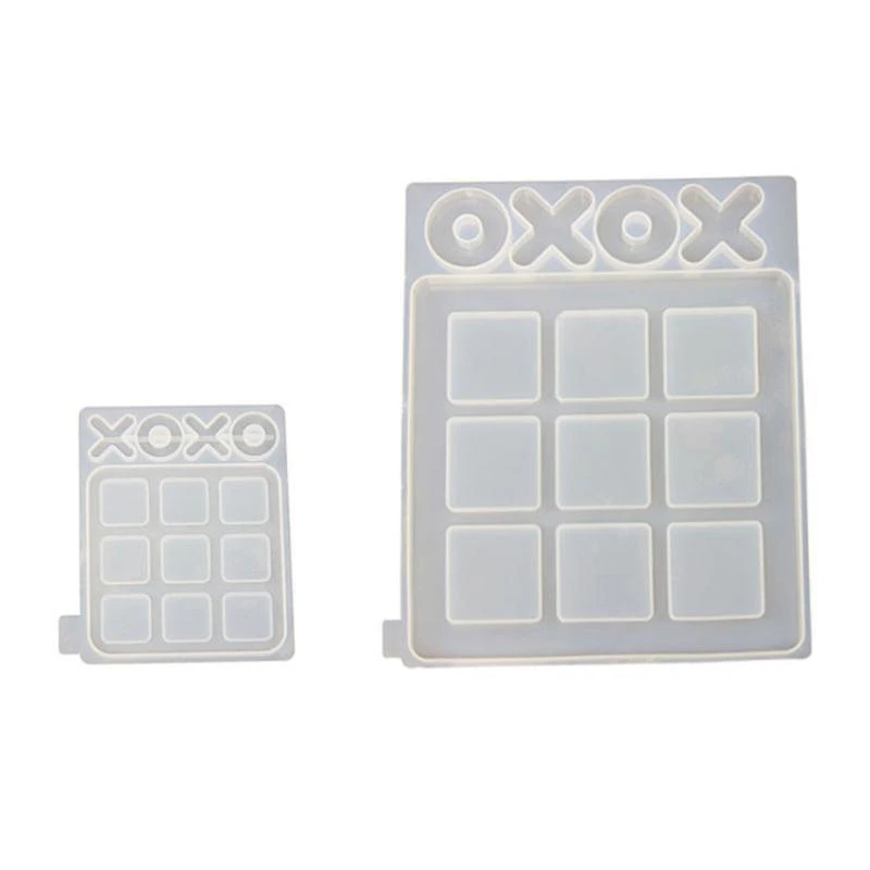 Silicone Mold Making Tic-Tac-Toe Game Jewelry Resin Casting Mould Craft DIY Tool