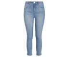 CROSSROADS - Womens Jeans -  Ao Stud Denim Jean - Blue