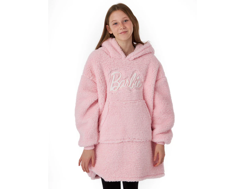 Barbie Girls Blanket Hoodie (Pink)