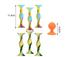 Hansona Silicone Suction Cup Darts Double Head Interactive Throwing Darts
