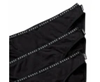 9 x Womens Bonds Hipster Bikini Underwear Undies Black - Black