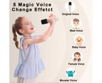 Karaoke Machine Toy for Kids, Bluetooth Microphone Portable Wireless Karaoke Machine Handheld with LED Lights, for 4,5,6,7,8,9,10,11,12+ Years Old