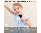 Karaoke Machine Toy for Kids, Bluetooth Microphone Portable Wireless Karaoke Machine Handheld with LED Lights, for 4,5,6,7,8,9,10,11,12+ Years Old