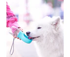Dog Leak Proof Portable Water Dispenser with Drinking Feeder for Pets Walking, Travel(500ml)****