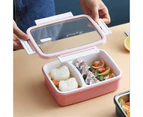 2 Grids 304 Stainless Steel Thermal Lunch Bento Box for Kids Packed Food Storage Containers Microwave Oven Lunchbox Accessories - Green