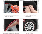 8m Car Wheel Hub Rim Edge Protector Ring Tire Guard Sticker Rubber Strip