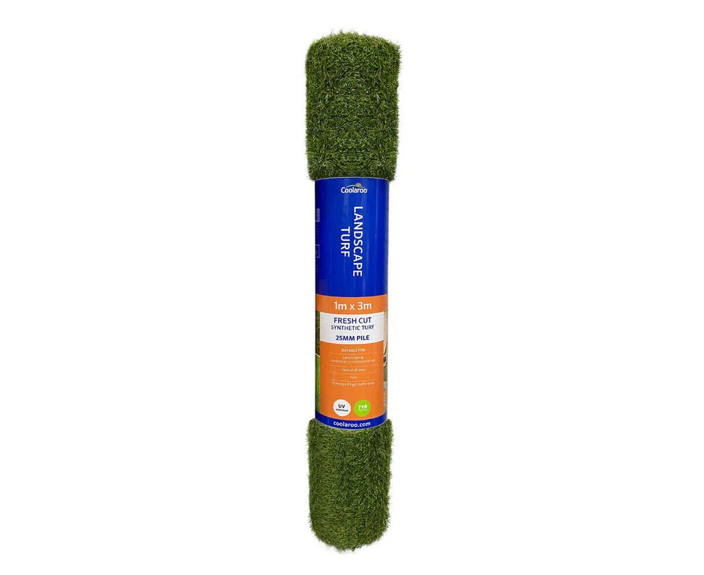 Coolaroo Synthetic Turf 25MM Fresh Cut 1X3M