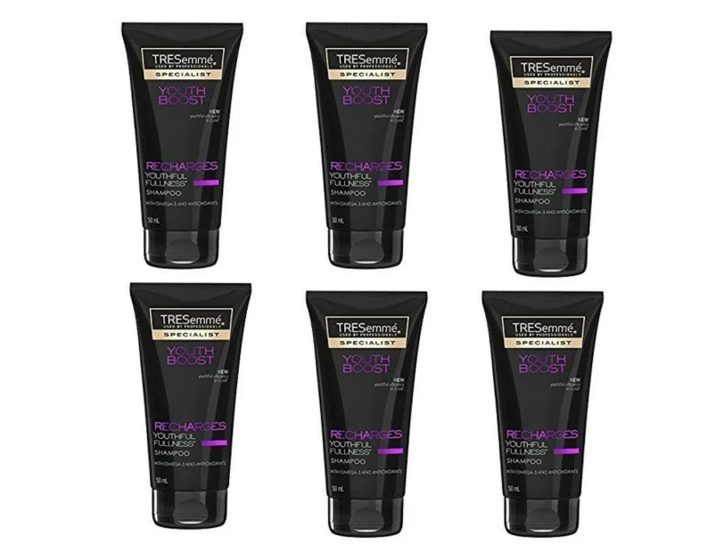 Tresemme Youth Boost Shampoo 50 ml - Pack of 6