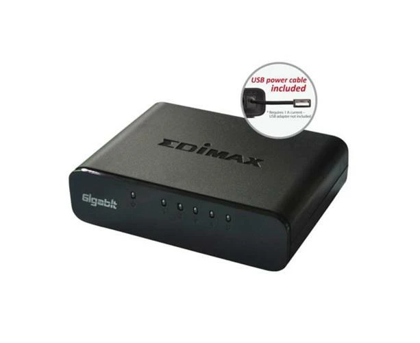 Edimax SW5500GV3 5 Port 10/100/1000 Gigabit Desktop Switch. High-Speed [SW5500GV3]