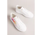 Ted Baker Tennia Trainers - Multi - White-Org