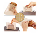 Reusable Toaster Bag Gluten Free Bread Bag Sandwich Toasting Brown Bags