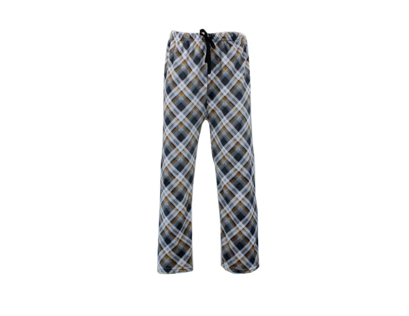 Men's Plush Fleece Pyjama Lounge Pants - Multi/Plaid