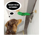 Punch Free Adjustable Pet Door Strap Dog Cat Door Strap Quick Release Door Strap