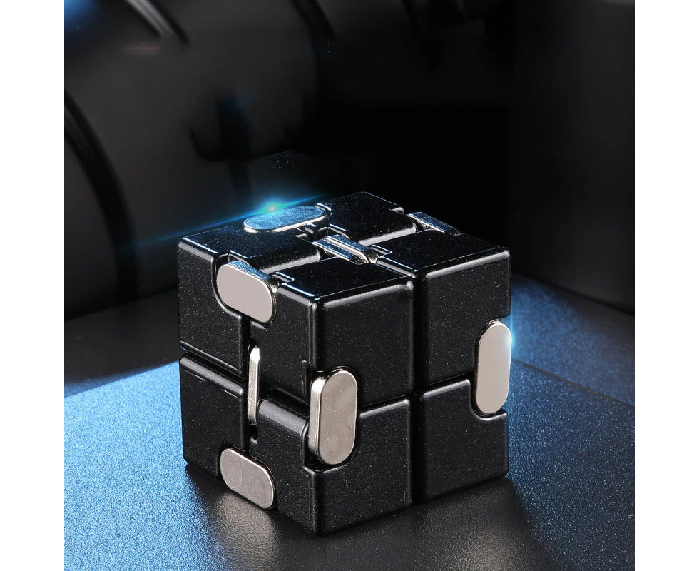 Speed Cube Set, Magic Cube Set of 2x2x2 Cube Smooth Puzzle Cube-black A