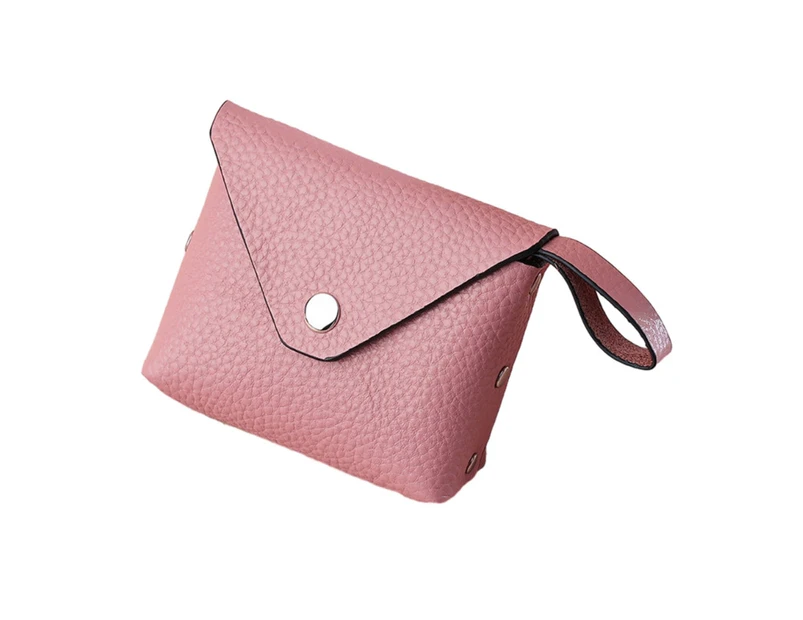 Fashion Short Wallet Small Wallets Mini Purse Card Holder Money Bag Coin Purse Change Pocket for Women Men-Color-Pink