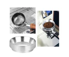 51mm Coffee Dosing Rings Coffeeware Dosing Funnel for 51mm Portafilter Silver