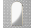 The Arch Brushed Gold Framed Mirror