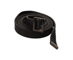 Costume National Fashion Belt with Metal Buckle Fastening - Black