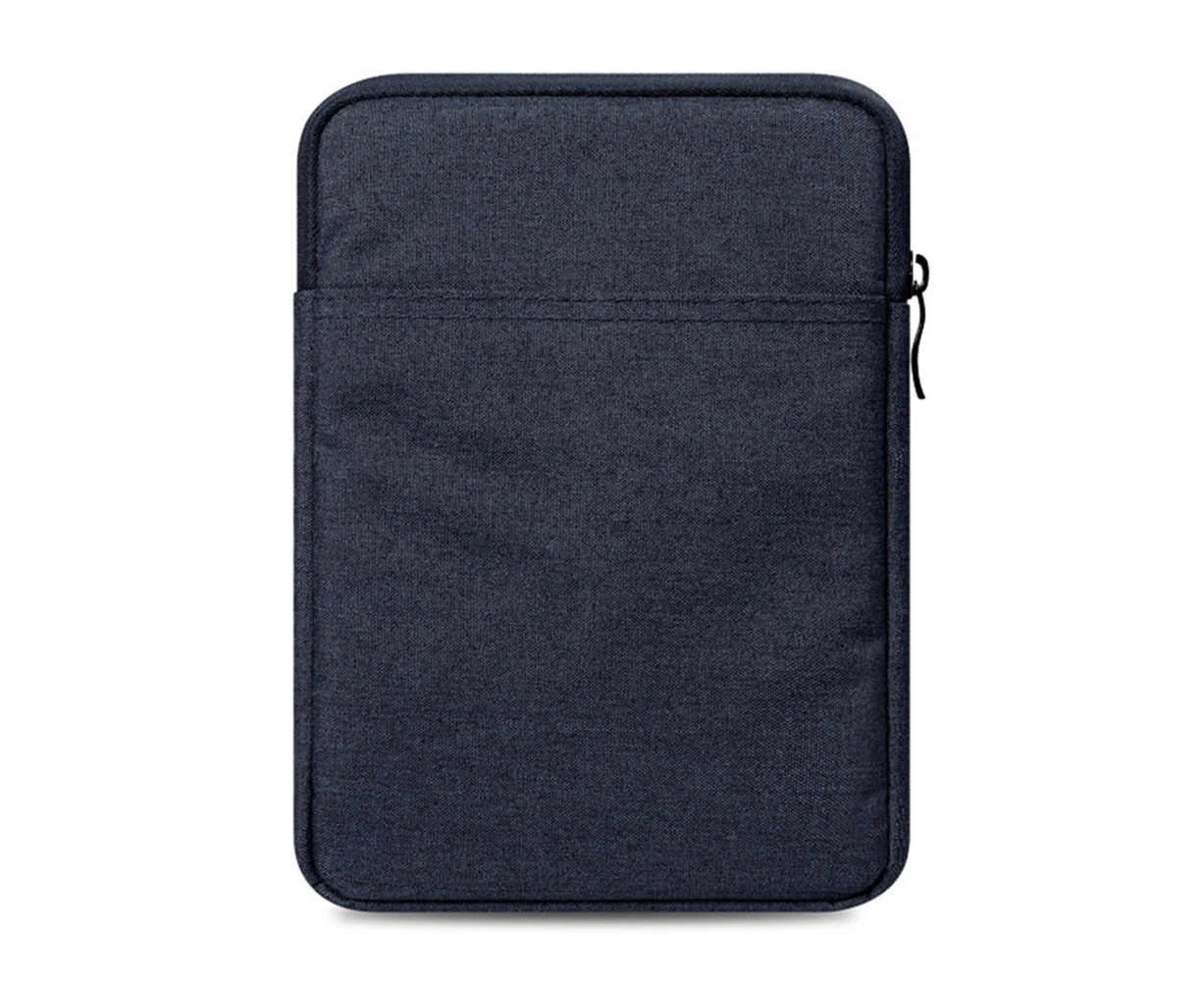 E Reader Zipper Protective Bag Case Cover for Kindle 499 558 Paperwhite Voyage - Navy Blue