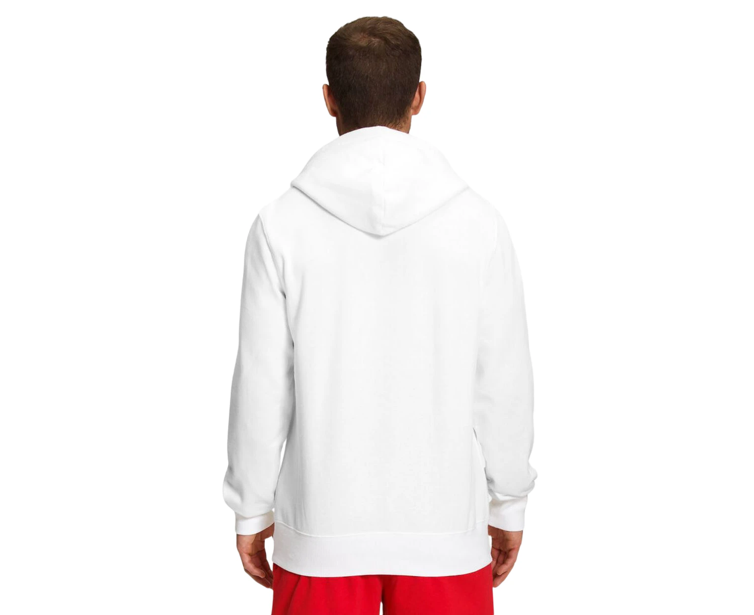 Men The North Face Half Dome Pullover White Cotton Hoodie Cotton/Polyester - White