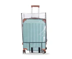 Dustproof Transparent Luggage Cover PVC Waterproof Protector Suitcase Covers Luggage Storage Covers Fashion Travel Accessories - 22inch